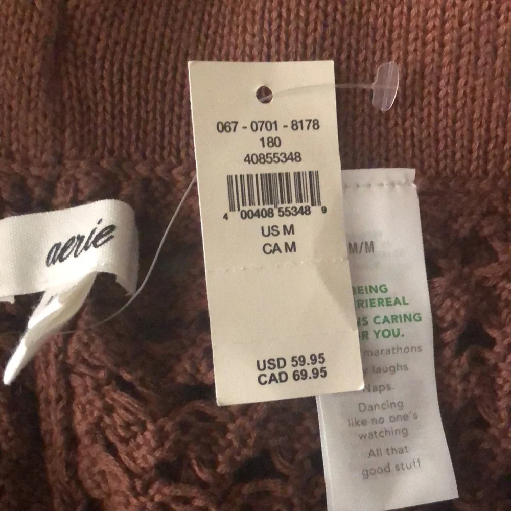 NWT Aerie Crochet Vacay Pant size M - Picture 8 of 11